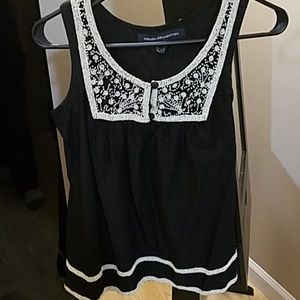 French Connection beaded top